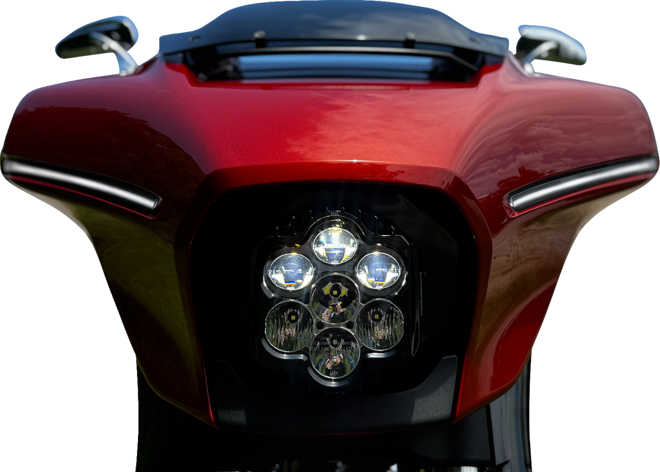 CUSTOM DYNAMICS LED Headlight - Shark Demon? - FLHX/SE SD2-23BAT-W