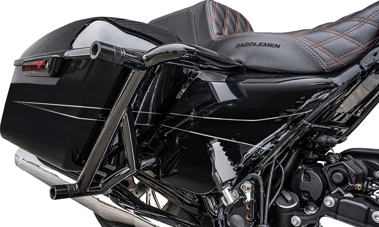 BURLY BRAND Rear Brawler Kit - Sub Assembly - Black - Touring SA-3013-002