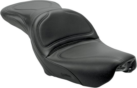 SADDLEMEN Seat - Explorer* - Without Backrest - Stitched - Black - FXDWG '04-'05 804-05-0291