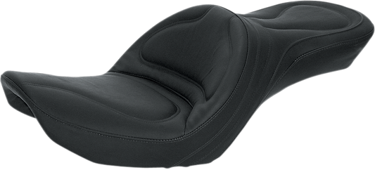 SADDLEMEN Seat - Explorer* - Without Backrest - Stitched - Black - FXDWG 83G50JS