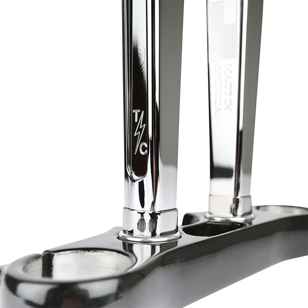 THRASHIN SUPPLY CO. Spacers - Riser - 1/2" - Chrome TSC-9800-3