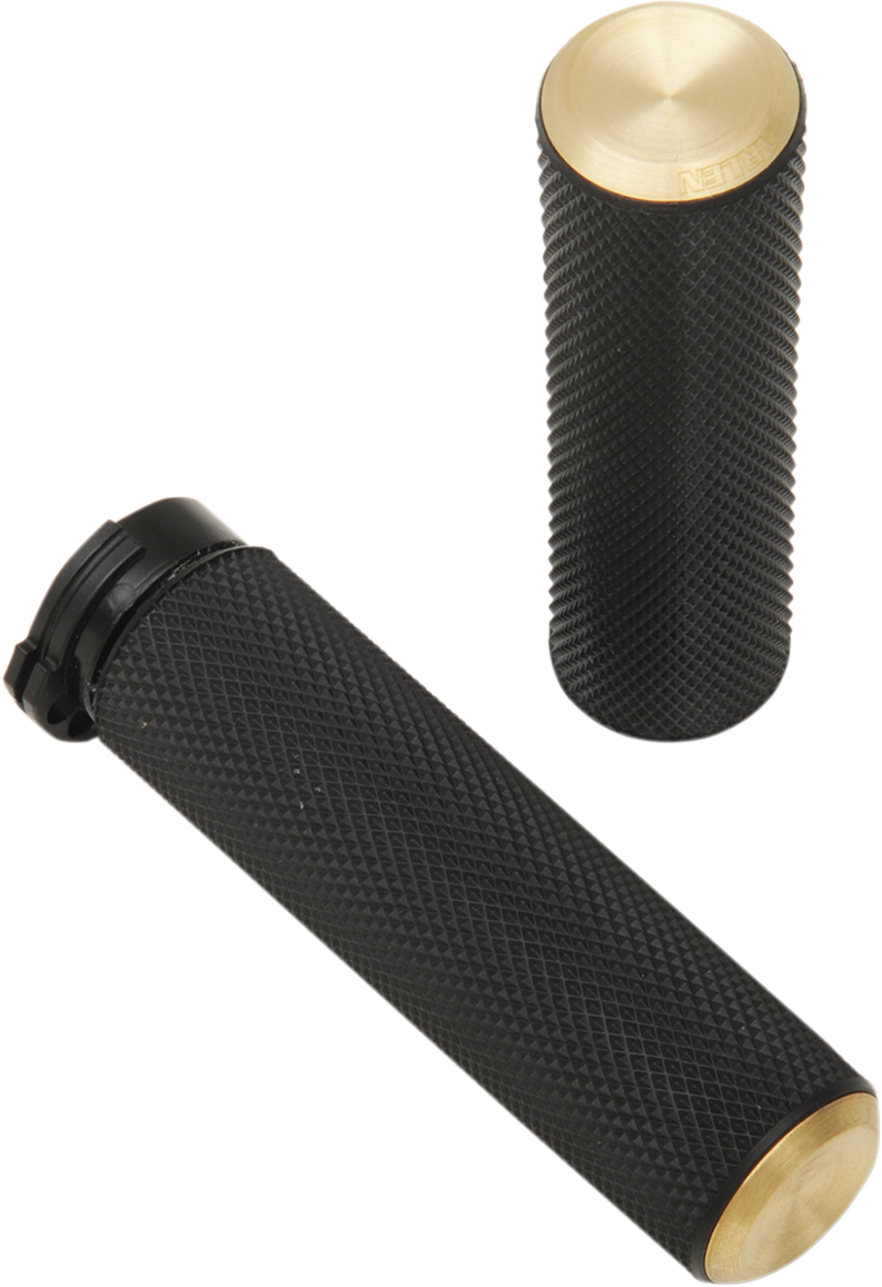 ARLEN NESS Grips - Knurled - Cable - Brass 07-332