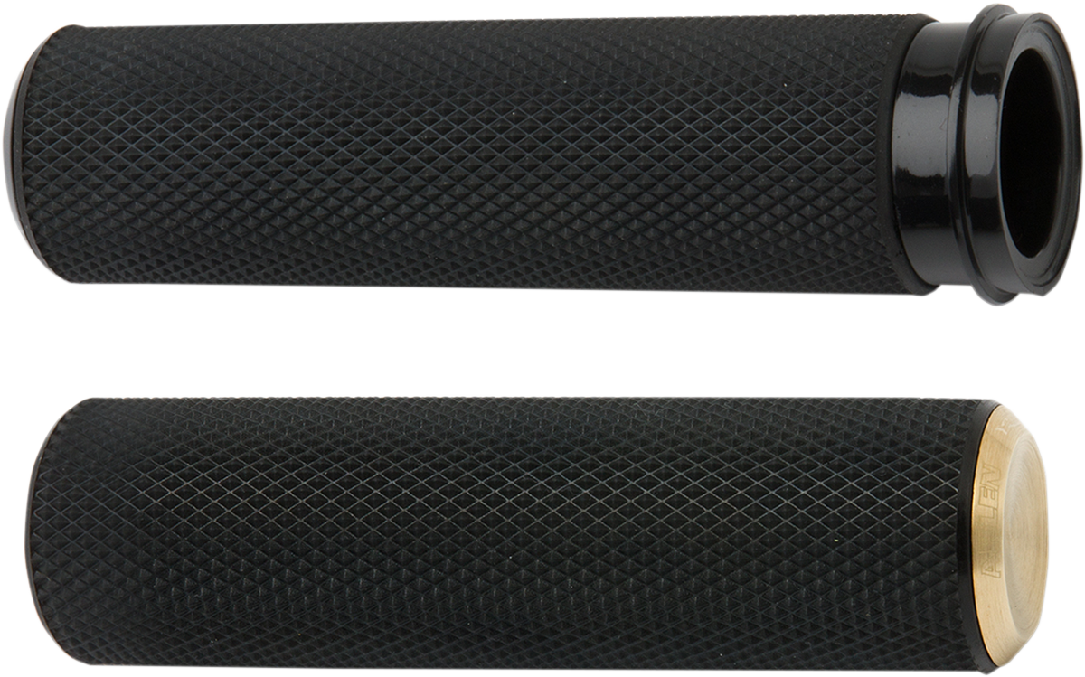 ARLEN NESS Grips - Knurled - TBW - Brass 07-334