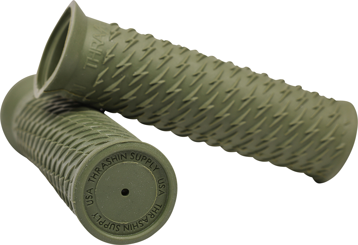 THRASHIN SUPPLY CO. Grips - Bolt - Green TSC-2708-6