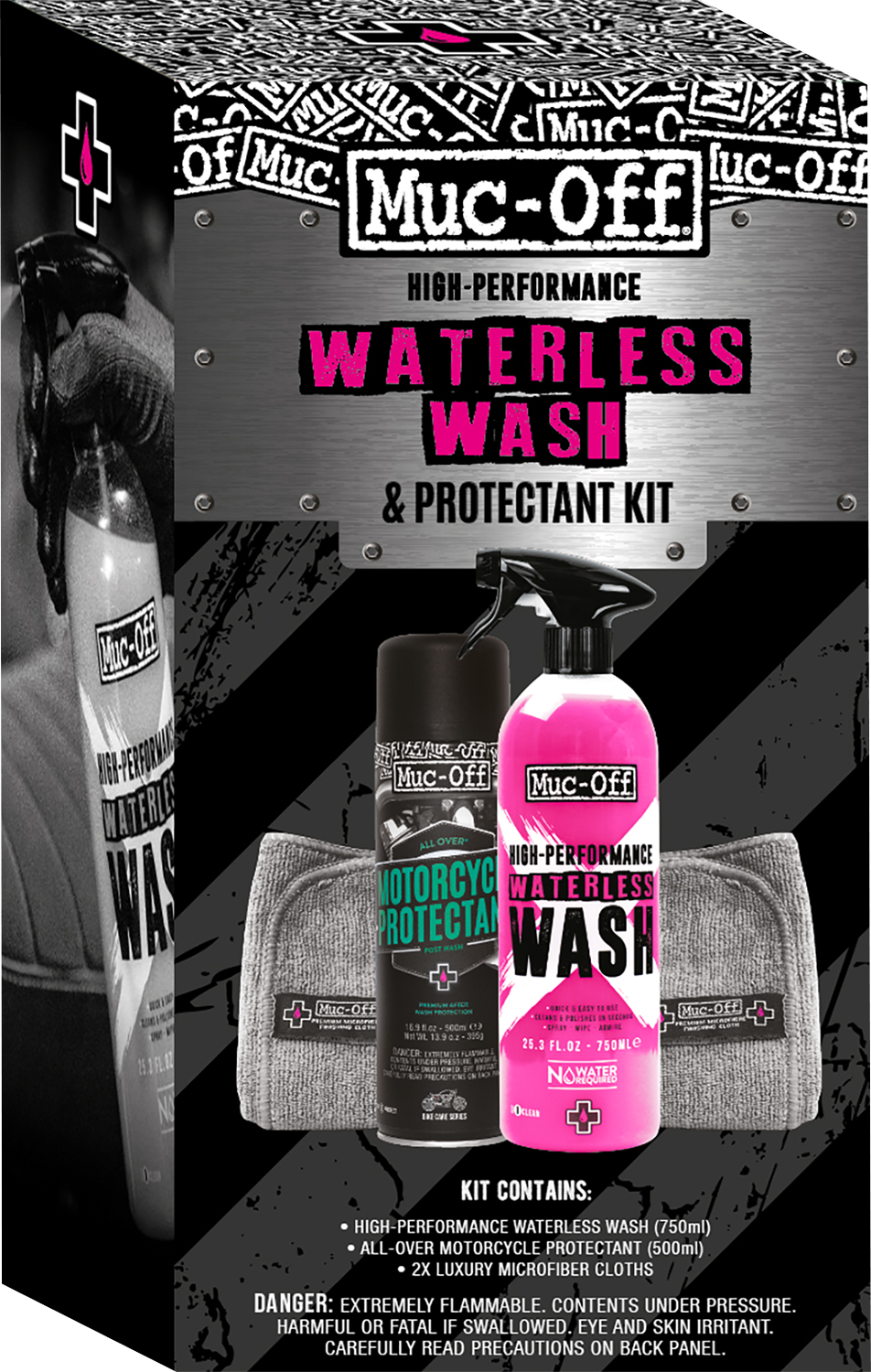 MUC-OFF USA Motorcycle Waterless Wash & Protectant Kit 20029US