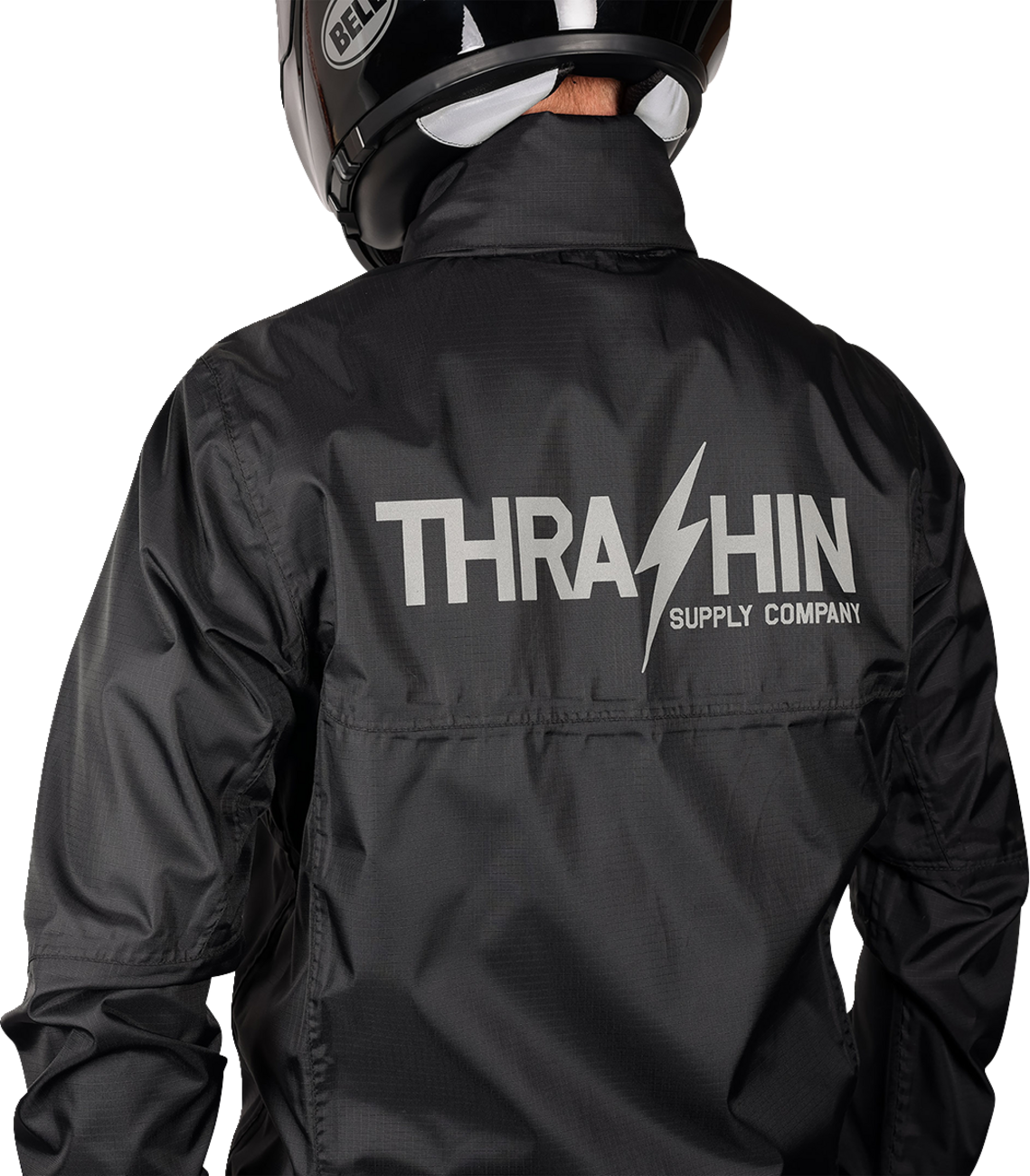 THRASHIN SUPPLY CO. Waterproof Mission Rain Jacket - Black - XL TMJ-15-11