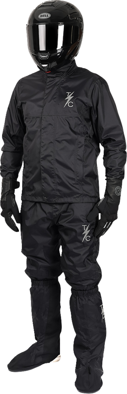 THRASHIN SUPPLY CO. Waterproof Mission Rain Jacket - Black - XL TMJ-15-11