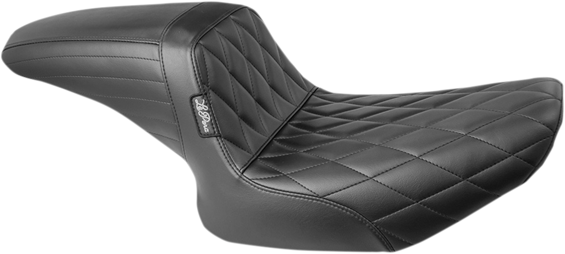 LE PERA Kickflip Seat - Diamond - Black - FXR '82-'94 L-598DM