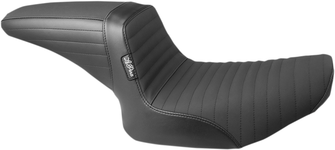 LE PERA Kickflip Seat - Pleated w/ Gripp Tape - Black - FXR '82-'94 L-598PTGP