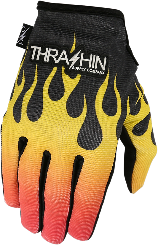 THRASHIN SUPPLY CO. Stealth Gloves - Flame - Small SV1-07-08