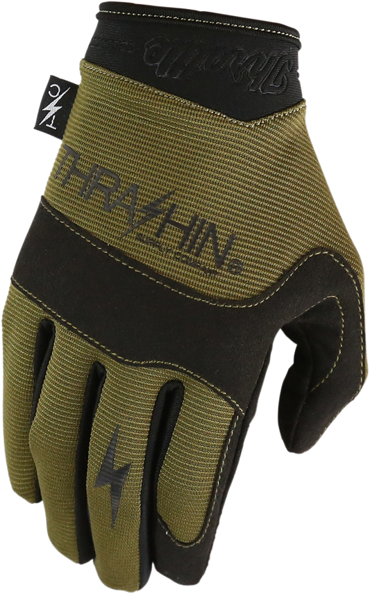 THRASHIN SUPPLY CO. Covert Gloves - Tactical Green - Large CVT-06-10