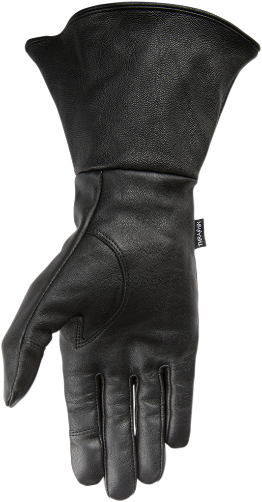 THRASHIN SUPPLY CO. Siege Insulated Gauntlet Gloves - Black - Small SGI-01-08