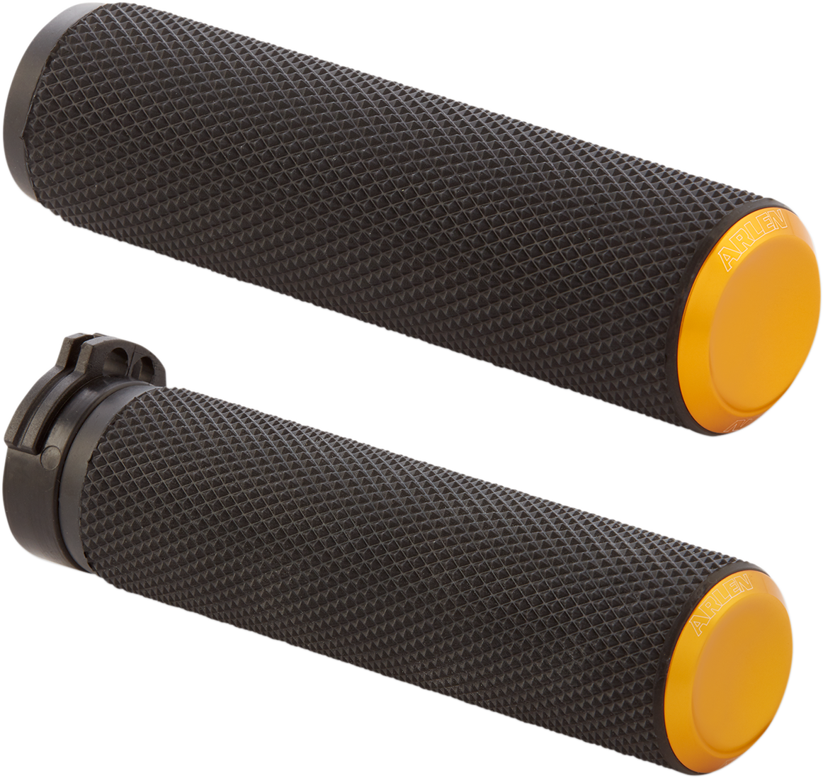 ARLEN NESS Grips - Knurled - TBW - Gold 07-347