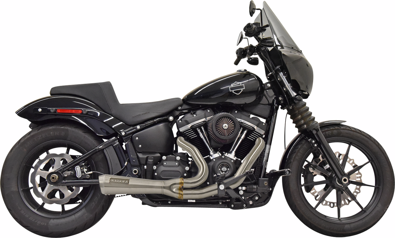 BASSANI XHAUST 2-into-1 Ripper Short Exhaust System - Stainless Steel - 49-State 1S73SSE