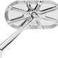 ARLEN NESS Deep Cut Mirror - Chrome - Left 13-165