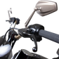 ARLEN NESS Mirror - Mini Stocker - Side View - Oval - Titanium - Left 13-168