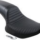 LE PERA Daytona Sport Seat - Basketweave/Pleated - Black - FXR '82-'00 L-541BWPT