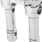 THRASHIN SUPPLY CO. Risers - Hole Shot - 6" - Chrome TSC-6100-3