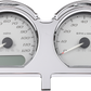 THRASHIN SUPPLY CO. Gauge Relocation Kit - Chrome TSC-2707-3
