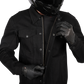 THRASHIN SUPPLY CO. Highway v2 Denim Riding Jacket - Black - Large TMJ-10-10