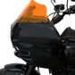 KLOCK WERKS Kolor Flare* Windshield - 9" - Orange Ice - FXRP KWW-02-0608