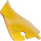 KLOCK WERKS Kolor Flare* Sport Windshield - 4" - Yellow - FLH KWW-01-0676