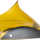 KLOCK WERKS Kolor Flare* Windshield - 8" - Yellow - FLTR KWW-01-0690