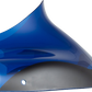 KLOCK WERKS Kolor Flare* Windshield - 8" - Blue - FLTR KWW-01-0693