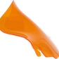 KLOCK WERKS Kolor Flare* Windshield - 6-1/2" - Orange - FLH KWW-01-0695