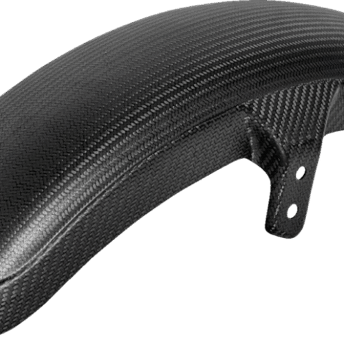 SADDLEMEN Front Fender - Carbon Fiber/Matte - Softail/Dyna CF-8-0002M