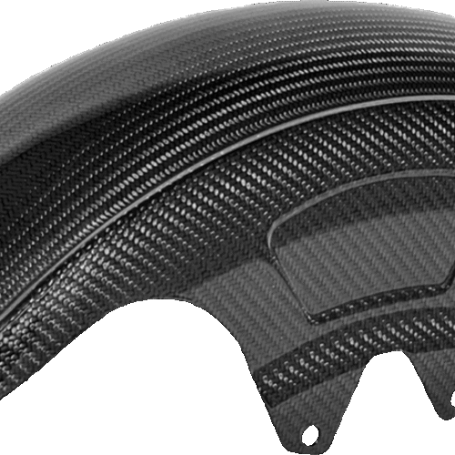 SADDLEMEN Carbon Fiber Front Fender - Gloss - Touring '14-'24 CF-814-07-004