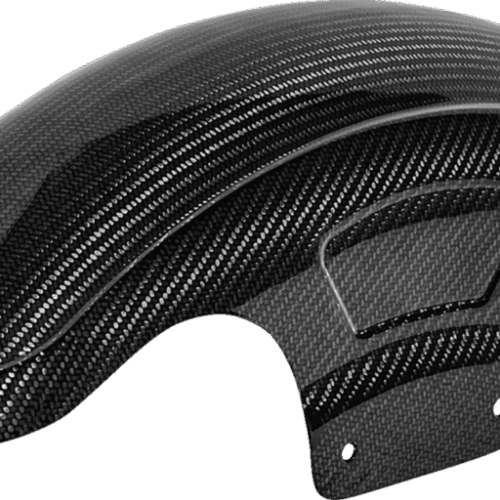 SADDLEMEN Carbon Fiber Front Fender - Gloss - Touring '23-'25 CF-823-07-001