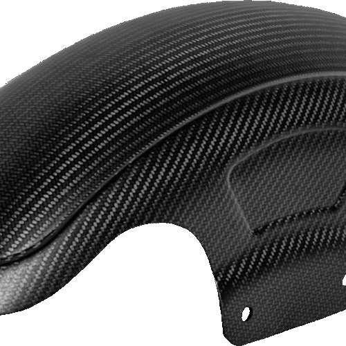 SADDLEMEN Carbon Fiber Front Fender - Matte - Touring '23-'25 CF-823-07-001M