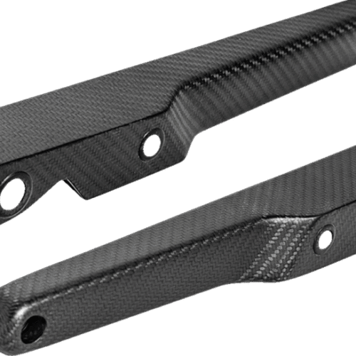 SADDLEMEN Fender Strut - Carbon Fiber/Matte - FXR CF-887-09-001M
