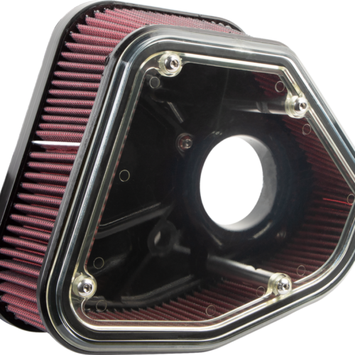 ALLOY ART Boom Box Air Cleaner Kit - Black Cover 2.8M8BP