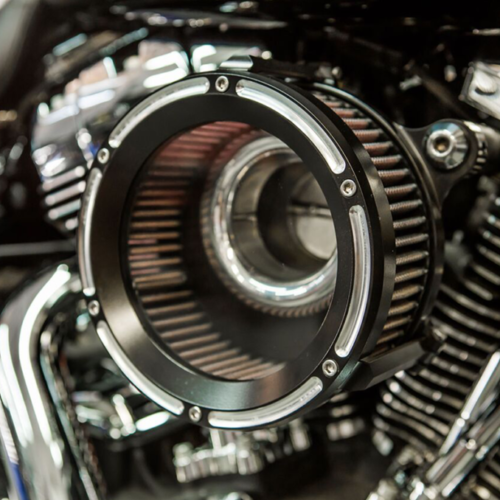 TRASK Assault Charge High-Flow Air Cleaner - Black TM-1021RC
