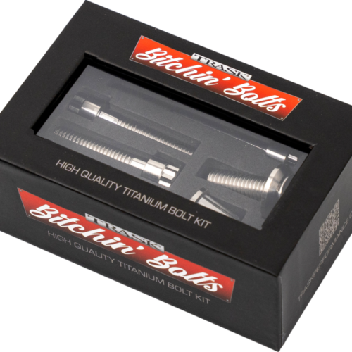 TRASK Bitchin' Bolts Hardware Kit - Titanium - M8 - Coil and Horn TM-1050-J