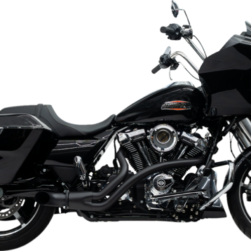 TRASK 2-into-1 BMF Exhaust System - M8 - Black TM-5765BK