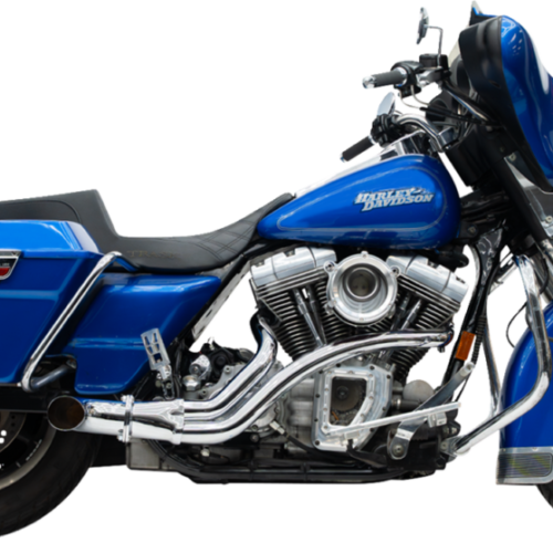 TRASK 2-into-1 BMF Exhaust System - Twin Cam - Chrome TM-5745CH