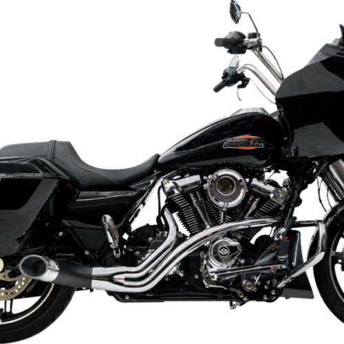 TRASK 2-into-1 Up Yours Exhaust System - M8 - Chrome TM-5760CH